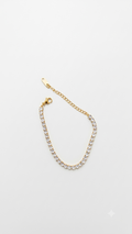 Iced out Armband 18K vergoldet
