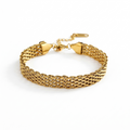 Mesh-Armband 18K vergoldet