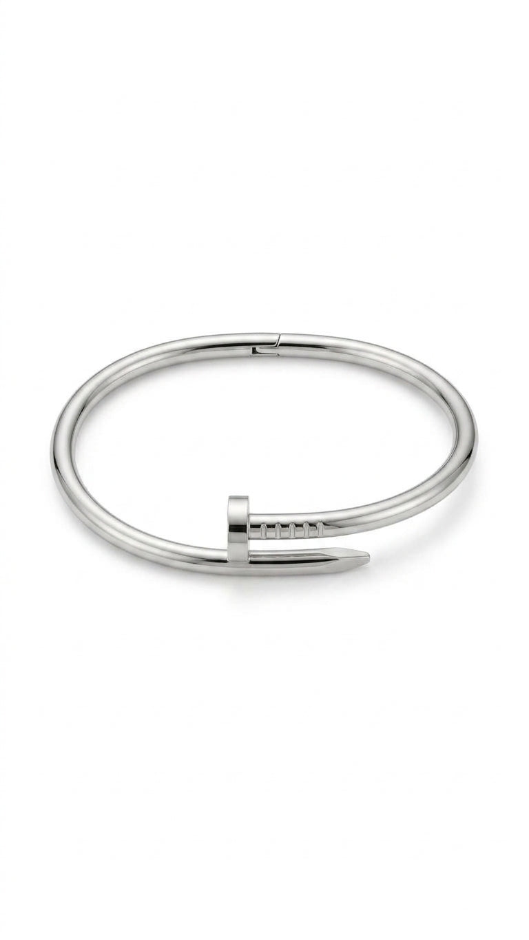 Nagel-Design Armreif 18k vergoldet