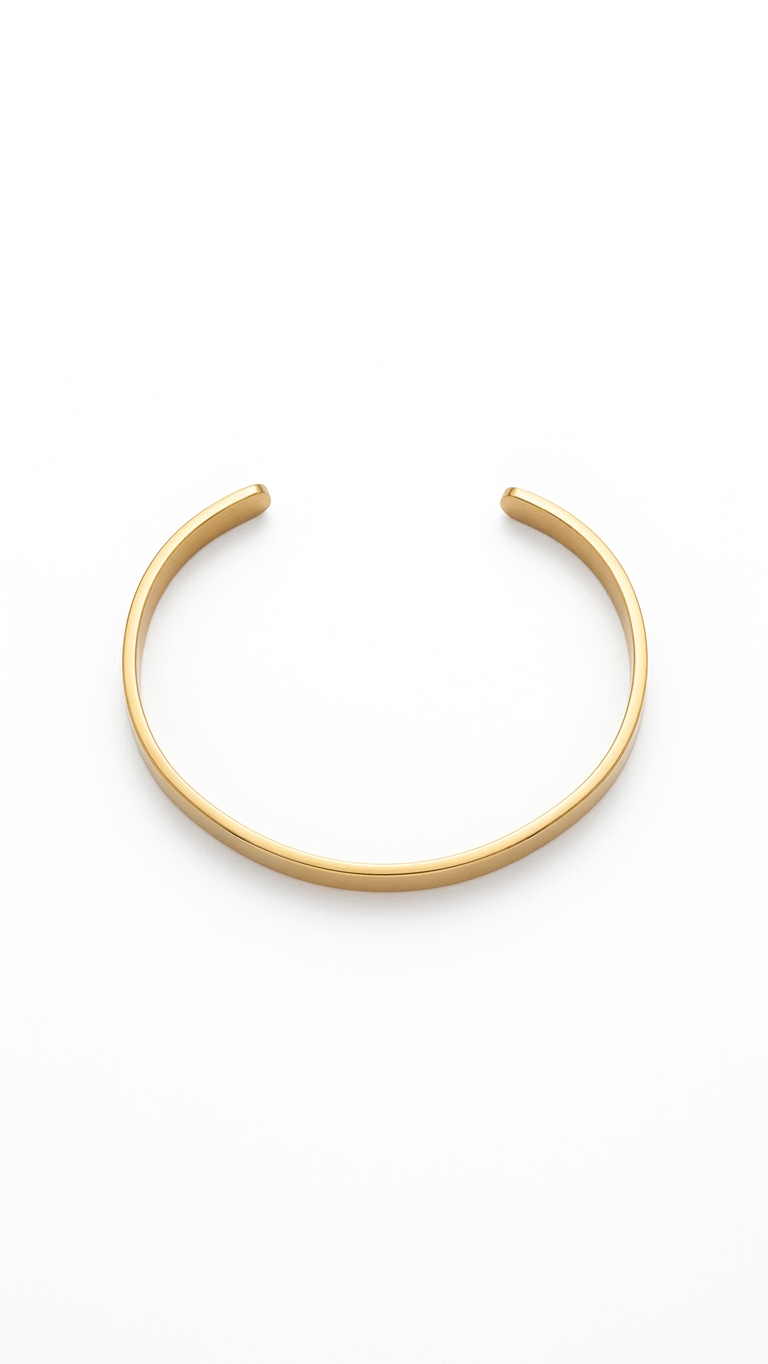 Pure Elegance Armcuff 18k Gold Beschichtung