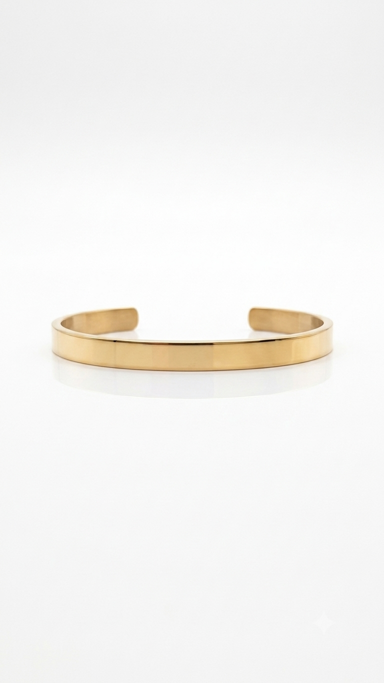 Pure Elegance Armcuff 18k Gold Beschichtung