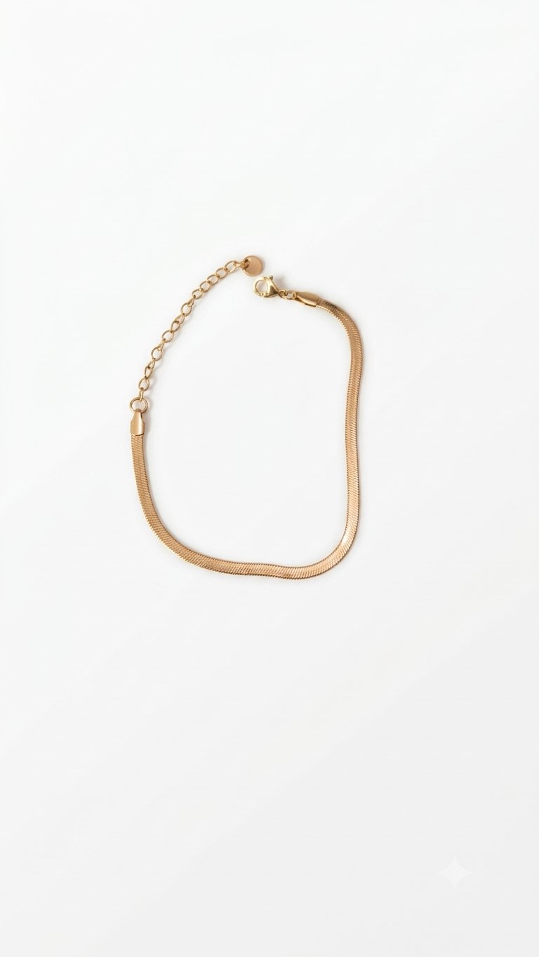 Herringbone Armband Gold 18k vergoldet