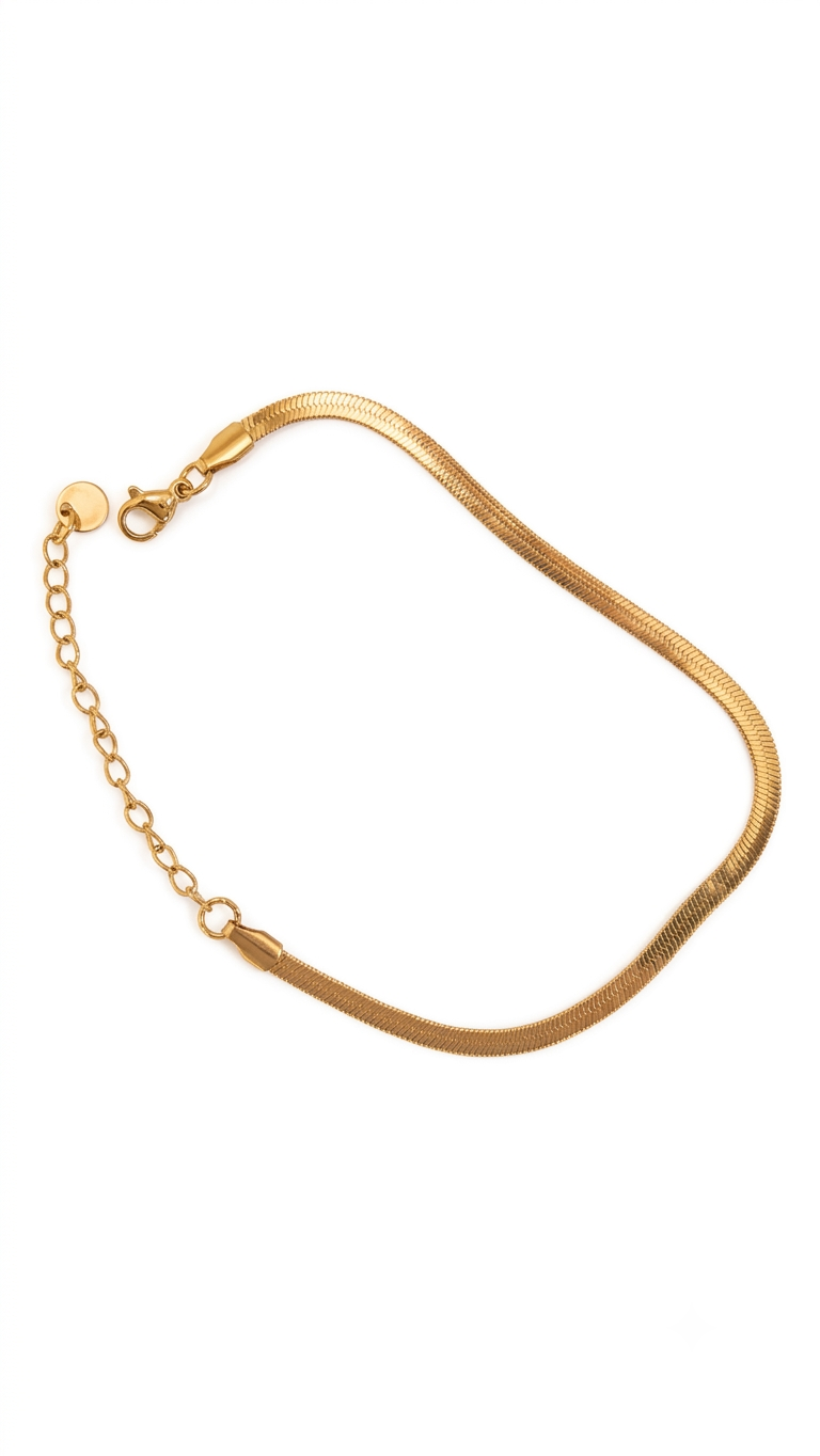 Herringbone Armband Gold 18k vergoldet