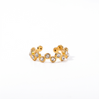 Zirkonia Ring 18k vergoldet