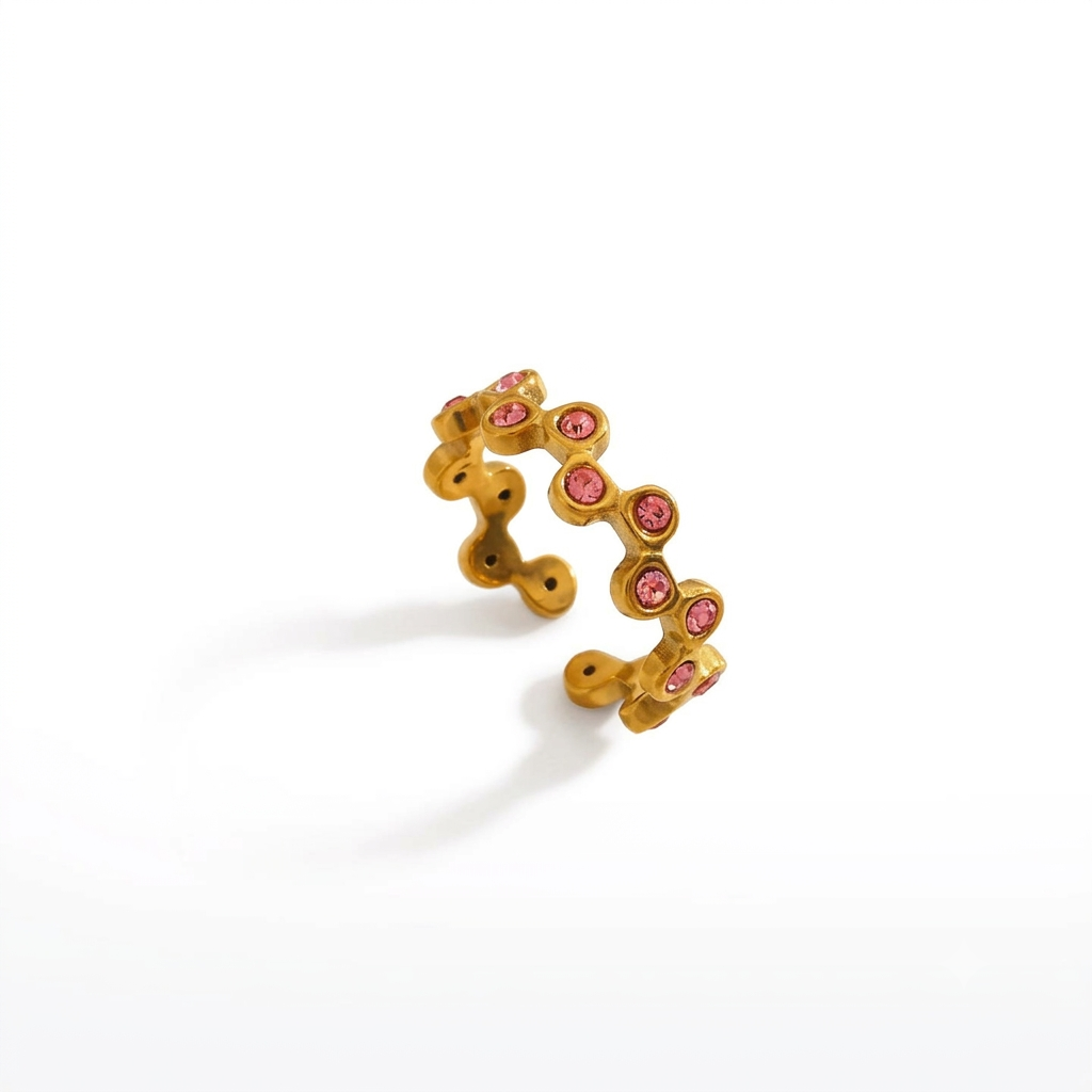 Zirkonia Ring 18k vergoldet